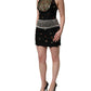 Black Sequin Embellished Sheath Mini Dress