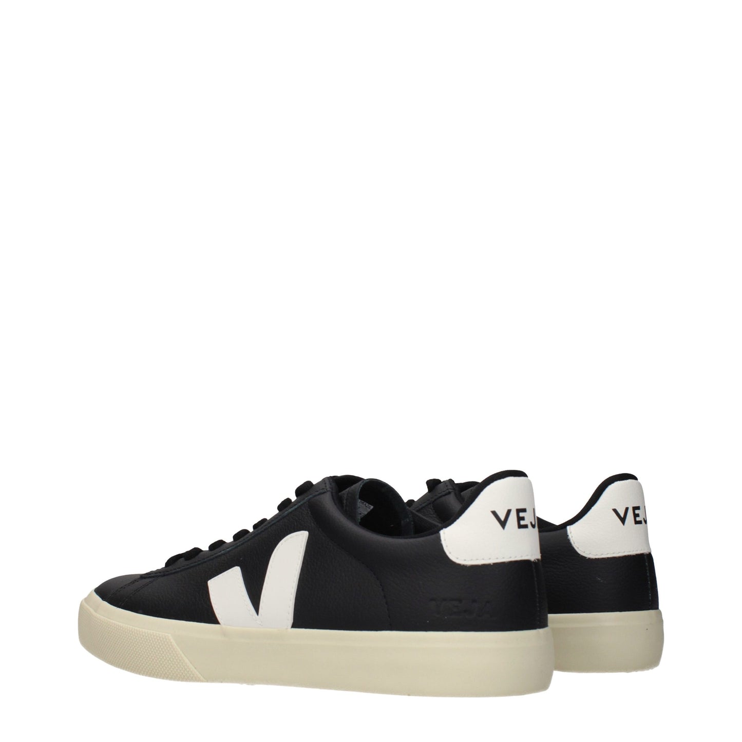Black Leather Low Top Sneakers