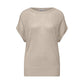 Beige Viscose Sleeveles Sweater