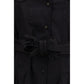 Black Cotton Casual Dress