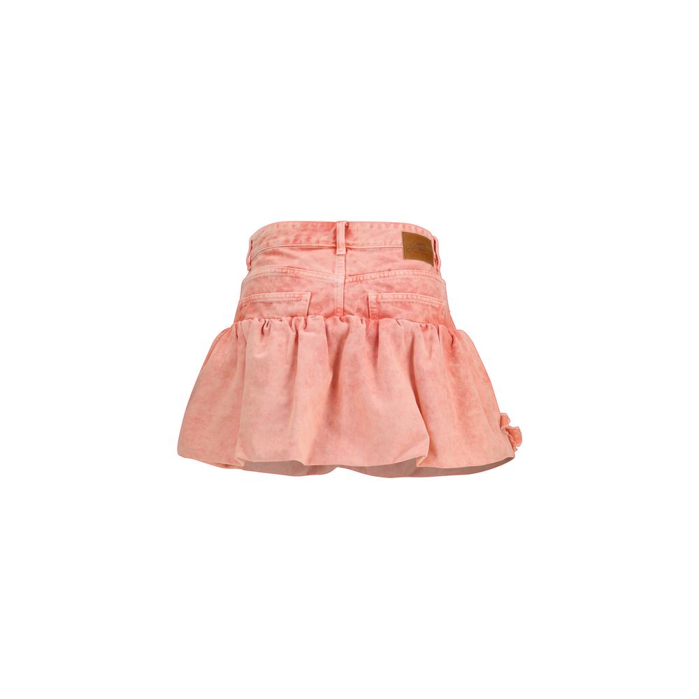 Multicolor Cotton Mini Skirt