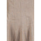 Beige Linen Casual Dress