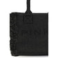 Black Raffia Shoulder Bag