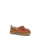 Multicolor Suede Leather Strap-On Sandals
