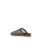 Brown Calf Leather Bos Taurus Mules