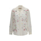 White Cotton Pattern Shirt