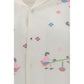 White Cotton Pattern Shirt