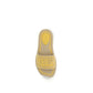 Beige Lamb Ovis Aries Aries Flat Sandals