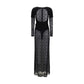 Black Polyamide Casual Dress