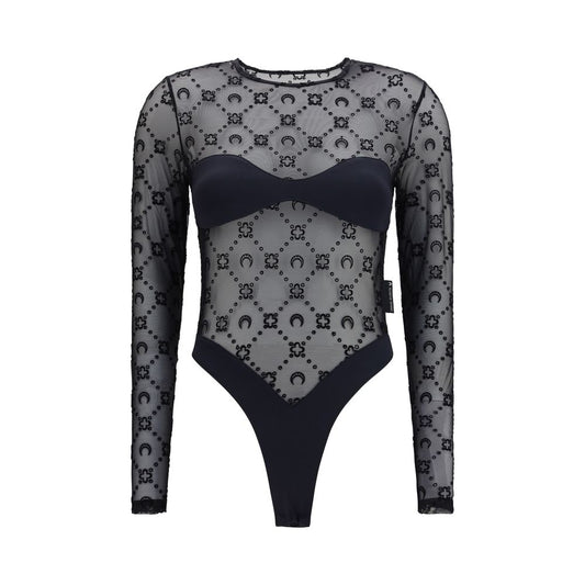 Black Polyamide Bodysuit