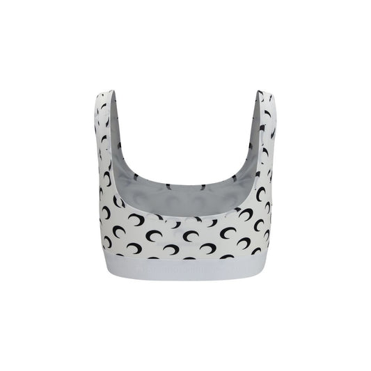 White Polyamide Sport Bra