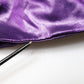Metallic Purple Long Sleeve Cut-Out Mini Dress