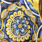 Multicolor Majolica Print Cotton Blouse Top
