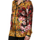 Multicolor Floral Long Sleeves Button Down Shirt Top