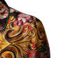 Multicolor Floral Long Sleeves Button Down Shirt Top