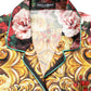 Multicolor Floral Long Sleeves Button Down Shirt Top