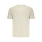 Beige Cotton Men T-Shirt