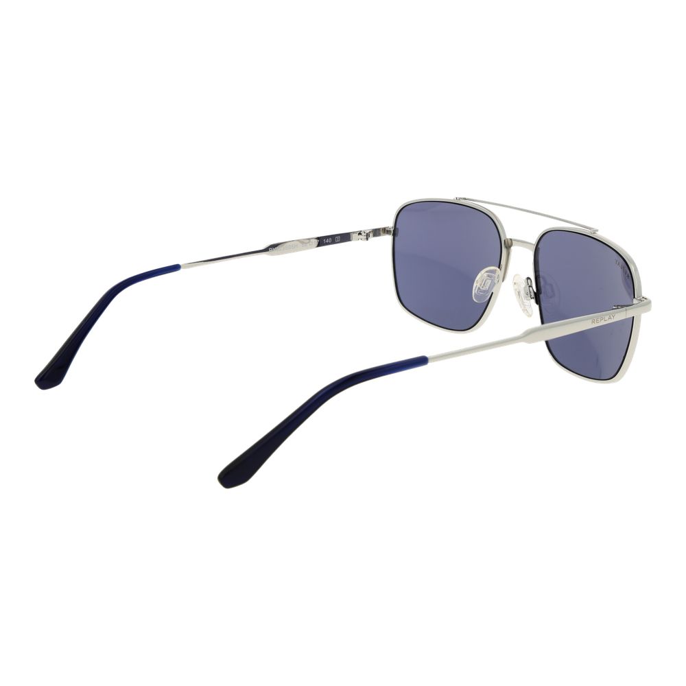Silver Metal Sunglasses