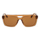 Brown Plastic Sunglasses
