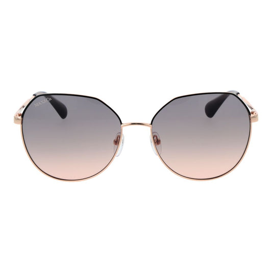 Rose Gold Metal & Plastic Sunglasses