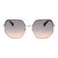 Rose Gold Metal Sunglasses