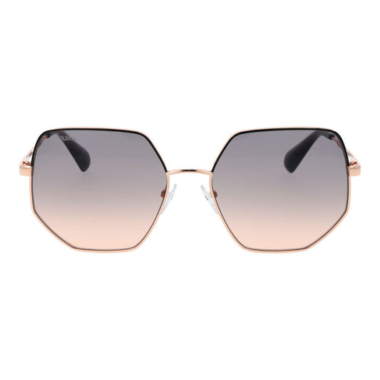 Rose Gold Metal Sunglasses