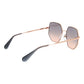 Rose Gold Metal Sunglasses