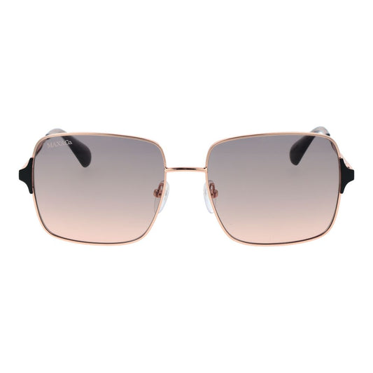 Rose Gold Metal Sunglasses