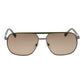 Gray Metal Sunglasses