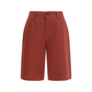 Multicolor Cotton Bermuda Shorts