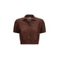 Bordeaux Linen Pattern Shirt