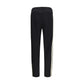 Black Polyester Athletic Pants