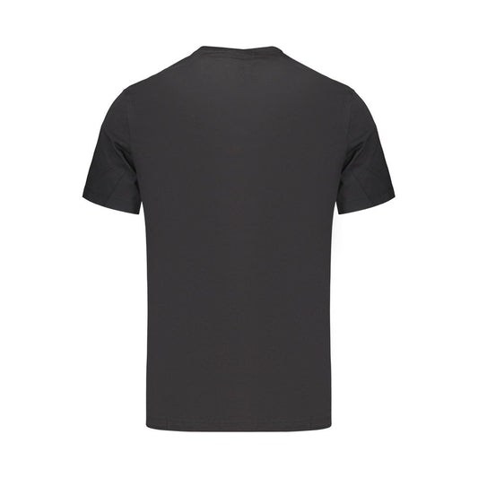 Black Cotton Men's T-Shirt