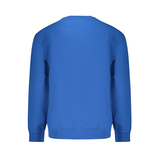 Blue Cotton Men's Sweatshirt