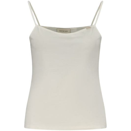 White Cotton Womens Tank