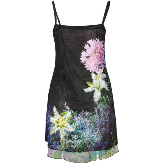 Black Polyester Women's Dress