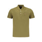 Green Cotton Men's Polo Shirt