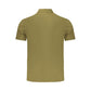 Green Cotton Men's Polo Shirt