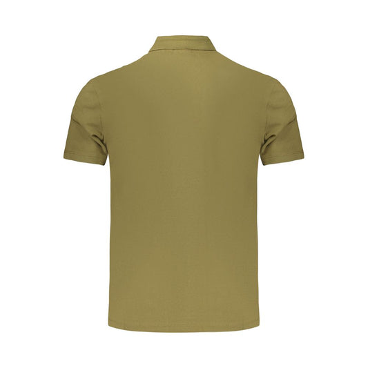 Green Cotton Men's Polo Shirt