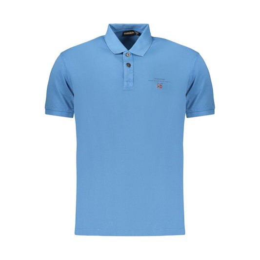 Azzurro Cotton Men Polo