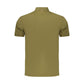 Green Cotton Men's Polo Shirt