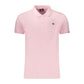 Pink Cotton Men's Polo Shirt