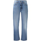 Blue Cotton Women's Jeans
