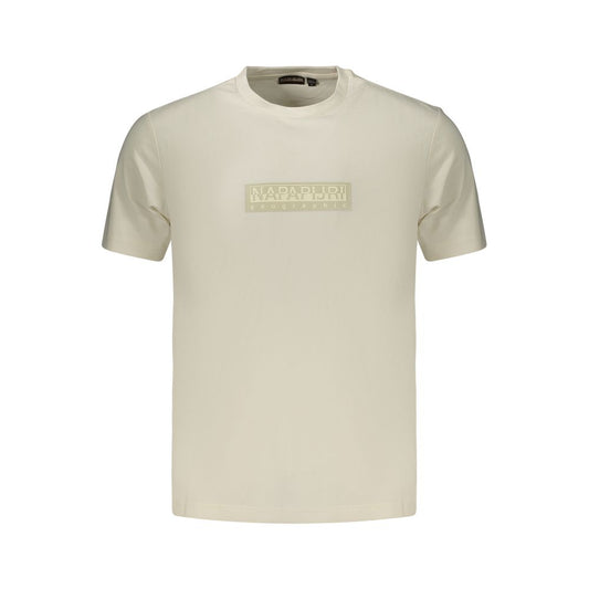 White Cotton Men's T-Shirt