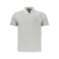 Gray Cotton Men's Polo Shirt