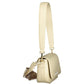 Beige Polyurethane Women's Bag