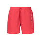 Rosso Polyester Mens Swimwear