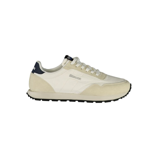 Bianco Polyester Men's Sneaker