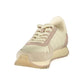 Beige Leather Women's Sneaker