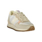 White Polyester Women's Sneaker